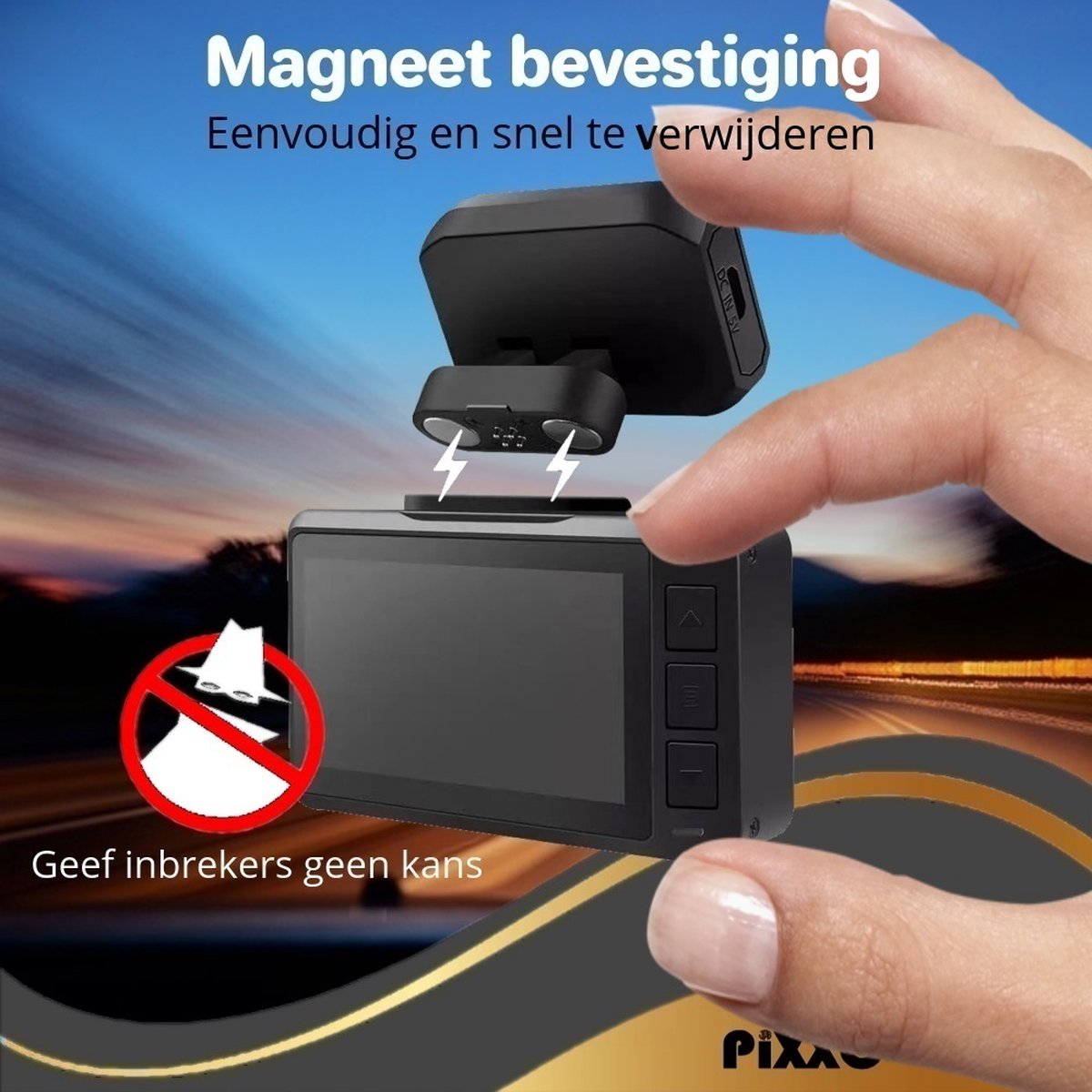 Afbeelding van PiXXO® Dashcam voor Auto 4K Pro WiFi (13)