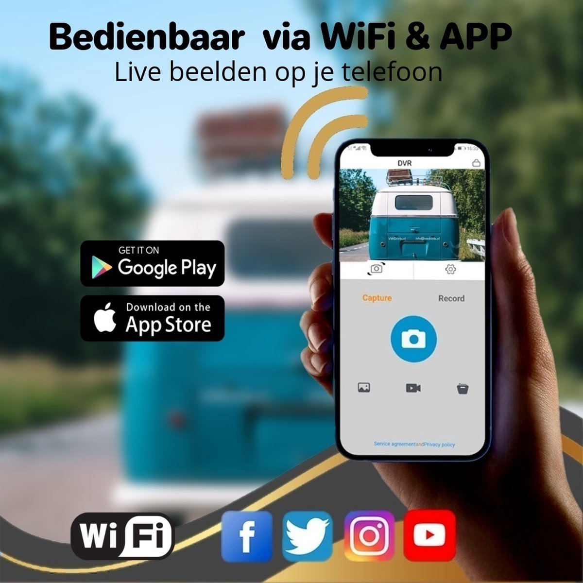 Afbeelding van PiXXO® Dashcam voor Auto 4K Pro WiFi (2)