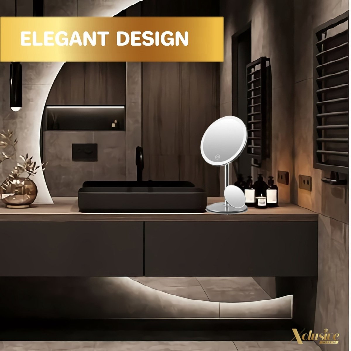 Make-Up Spiegel met LED Verlichting