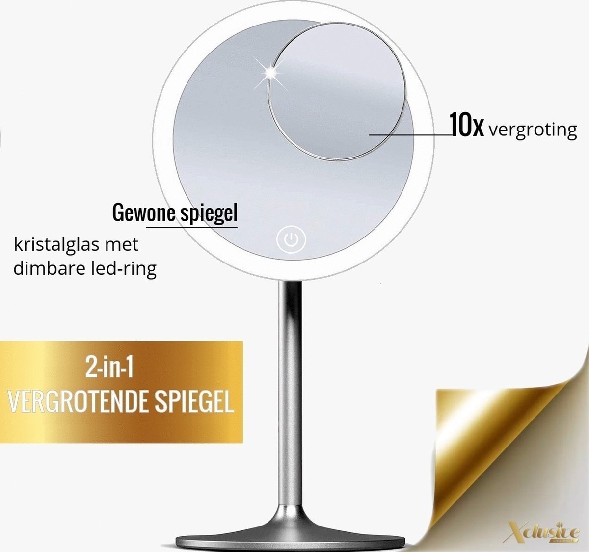 Make-Up Spiegel met LED Verlichting