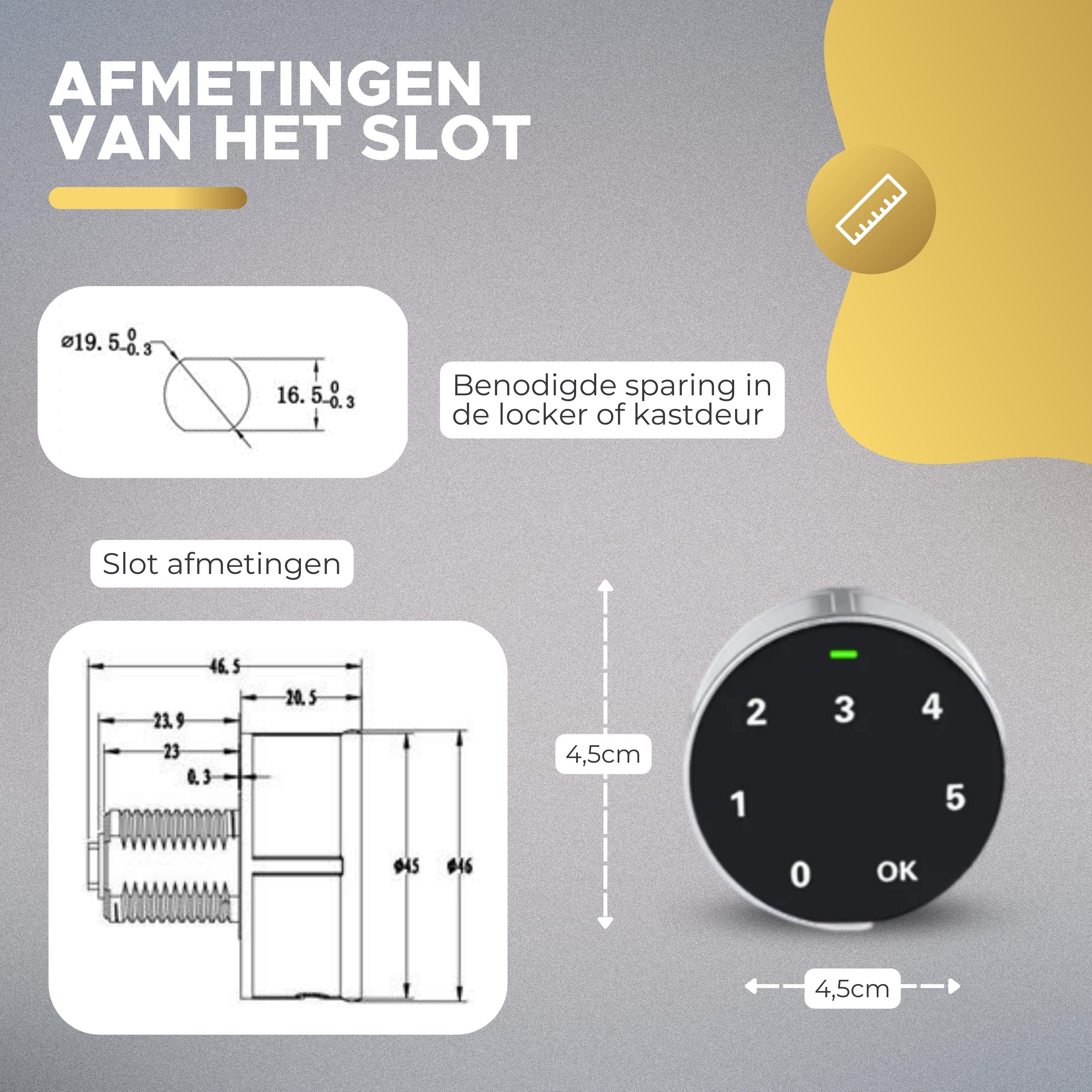 JPB Kantelslot met Pincode